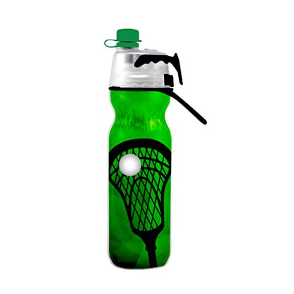O2COOL Mist N Sip 20 oz Misting Reusable Sports Water Bottle Lacrosse - color: Lacrosse, style: 1 Pack