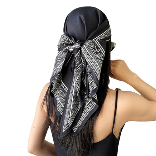 Head Scarf Triangular Scarf Belt Wrap Hairscarf Fashion Scarves Hair Wrapping Scarfs Night Sleeping Headscarf B05 - color: B054
