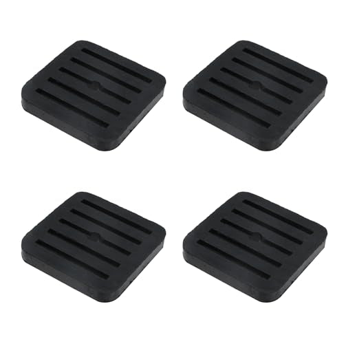 MY MIRONEY 4PCS 2.8" Square Rubber Anti-Vibration Isolator Pads, Air Conditioner Shock Pads for Air Compressor, Air Conditioner Unit, HVAC, Treadmill - style: 2.8” Square