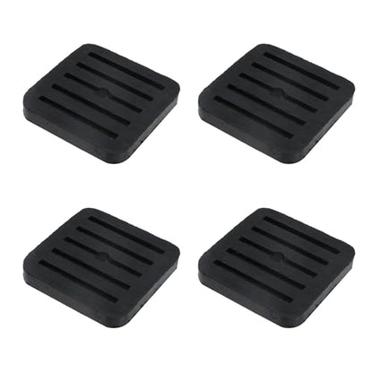 MY MIRONEY 4PCS 2.8" Square Rubber Anti-Vibration Isolator Pads, Air Conditioner Shock Pads for Air Compressor, Air Conditioner Unit, HVAC, Treadmill - style: 2.8” Square