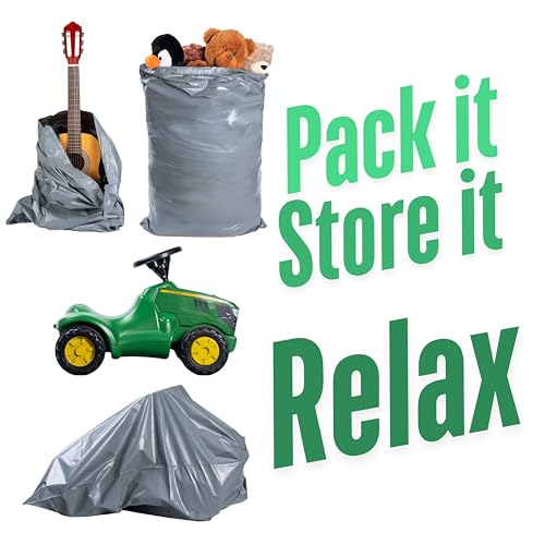 Large Poly Mailers | 24 x 36 | Poly Mailers Shipping Bags for Packaging | 5 Large Mailing Bags for Shipping Clothes, Shoes or Posting Packages. Self Adhesive Strong Seal, Waterproof and Tamperproof - size: 24x36 - 5 Bags