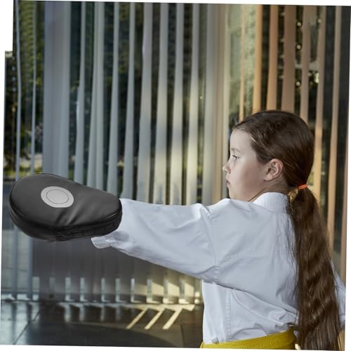 BESPORTBLE Taekwondo Kicking Pads Set Curved Focus Mitts for Boxing and Karate Training Adjustable Boxing Target for Boys and Girls and Adults Sturdy Material for Striking Practice