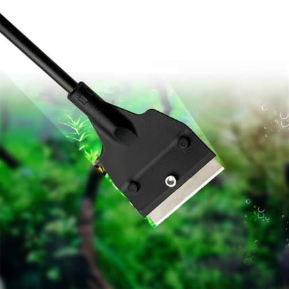 Algae Scraper for Aquarium - 26" Glass Fish Tank Cleaner with 5 Stainless Steel Blades - size: Large