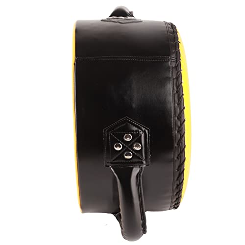 Gavigain Boxing Pads, Boxing Pads Curved Focus Mitts Taekwondo Focus Strength Training Shield Kick Boxing Pad for MMA, Kickboxing, Martial Arts, Muay Thai, Karate Training - color: Yellow