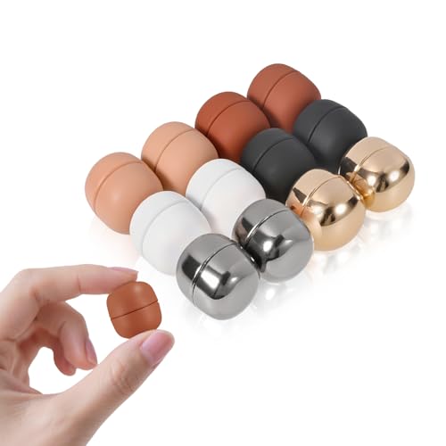 Strong Hijab Magnets, Pinless Magnetic Pins for Women, Multi-Use No Snag Pins for Hijab, Scarf, Shirts, Dress and Clothes with Gift Box - size: 12PCS