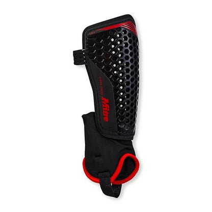 Mitre Unisex Soccer Shin Guards - color: Aircell Carbon Black/Red, size: Large