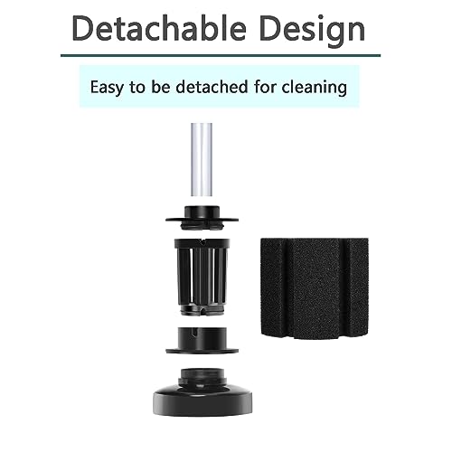 AQUANEAT Aquarium Sponge Filter Breeding Fry Betta Shrimp Nano Fish Tank 4pcs (Small up to 10Gal) - size: Small up to 10Gal