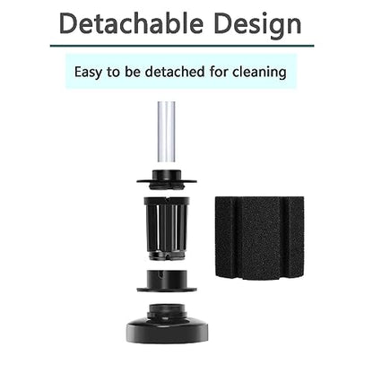AQUANEAT Aquarium Sponge Filter Breeding Fry Betta Shrimp Nano Fish Tank 4pcs (Small up to 10Gal) - size: Small up to 10Gal