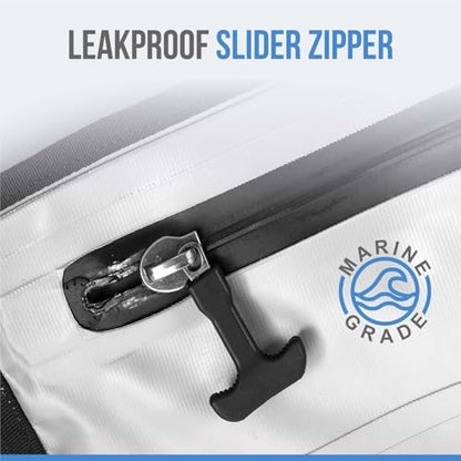 Flat PVC Tarpaulin Insulated Fish Cooler Kill Bag - Waterproof Fishing Cooler Bag with Easy Grip Carry Handles - Portable Soft Cooler - 3 Sizes - size: (70 QT) 40" x 18"