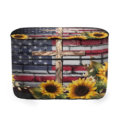 Cross American Double 20lb RV Propane Tank Cover Dust-Proof Heavy Duty Propane Gas Cylinder Cover All Weather Protection - color: Cross American, size: S(20LB)