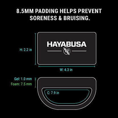 Hayabusa Boxing Knuckle Guards - color: Black, size: Large-X-Large