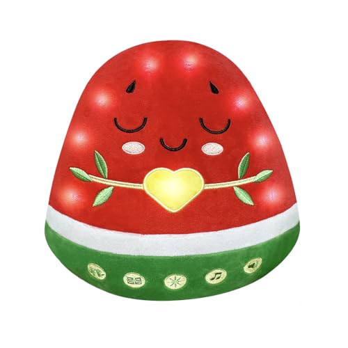 My Salah Mat Watermelon Interactive Plushie: Adorable Soft Cuddly Pillow Muslim Fruit (29cm)