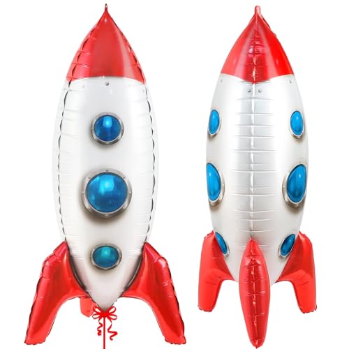 KatchOn, Big Silver Moon Balloon and Star Balloons - 22 Inch, Pack of 13 | Astronaut Space Balloons Set | Silver Star Balloons for Space Birthday Decorations | Space Birthday Decorations