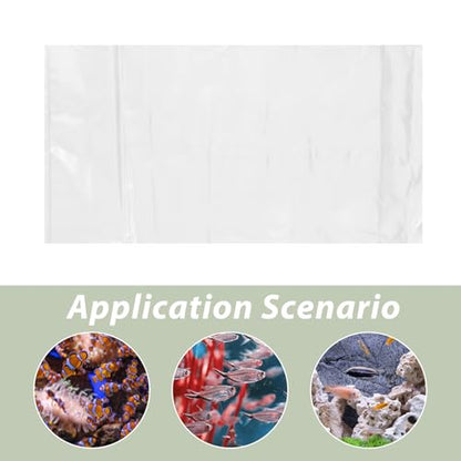 PATKAW 50pcs Fish Transport Bags 30x60cm 12 Mil Thick Plastic Seal Bags for Live Fish, Aquatic Plants Packaging, Aquarium and Pet Store Use
