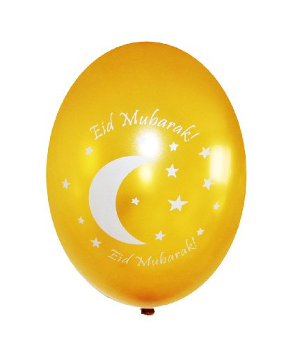 Eid Balloons - Eid Mubarak (10 Pack)