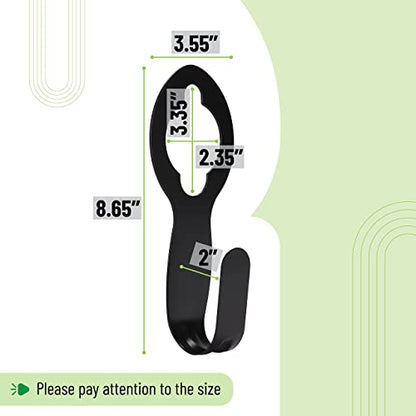 UNCO- Small Garden Hose Holder, Metal, Fit 50’ of 5/8” Expandable Hose, Garden Hose Hanger, Water Hose Holder, Water Hose Holders for Outside, Portable Hose Holder, Hanging Hose Holder - size: 1 Pack