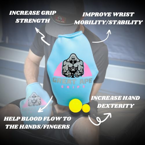 Great Ape Grips Baby Blue Grip Strength Trainer