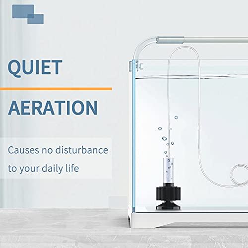 Pawfly Aquarium Nano Bio Sponge Filter Quiet Betta Fry Shrimp Foam Filter Kit with Airline Tubing for Small Fish Tank up to 3 Gallon, 3 Pack