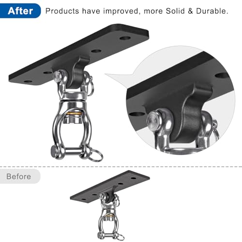Kipika Heavy Bag Hanger Wall Mount Punching, Rotatable Heavy Duty Boxing Bag Bracket for Home Gym Indoor, Adjustable Length for Kickboxing Bag, Muay Thai Bag,Speed Bag - color: C-Black