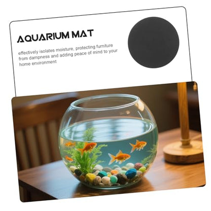 POPETPOP Micro Landscape Bottle Fish Tank Mat Non-Skid Aquarium Leveling Pad Under Tank Cushioning Mat Easy Maintenance - size: 12.00X12.00X1.00CM
