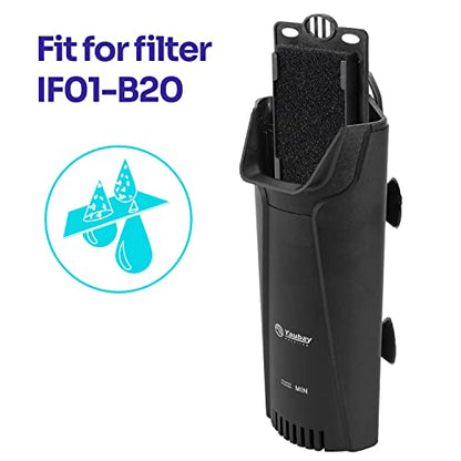 Yaubay 3PCS Aquarium Internal Filter Replacement Cartridge for IF01-B20, Fish Tank Filter Accessories - style: Cartridge
