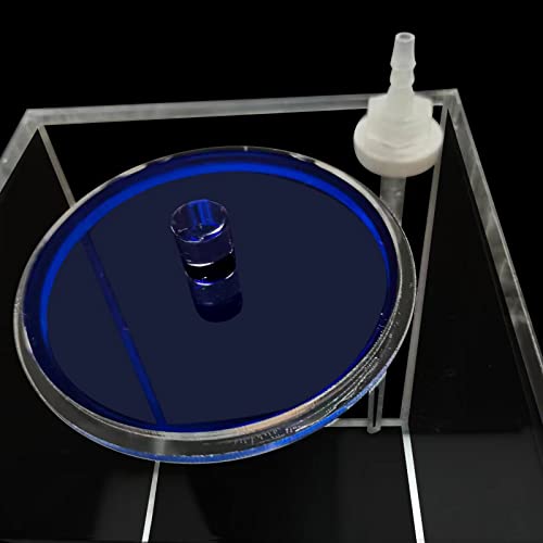 dosing Container,Aquarium Air Pump Accessories,dosing Pump Liquid containers Liquid srorage Bucket Made of acryli,Reservoir (1.5L/0.4gal Blue lid) - size: 1.5L 1grid blue lid