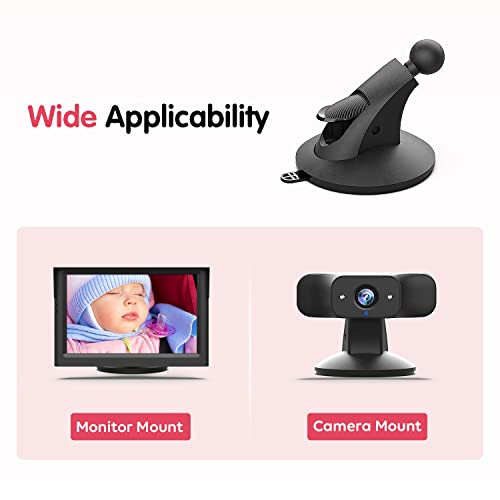 Luckview Baby Car Camera Suction Cup Mounts Bracket