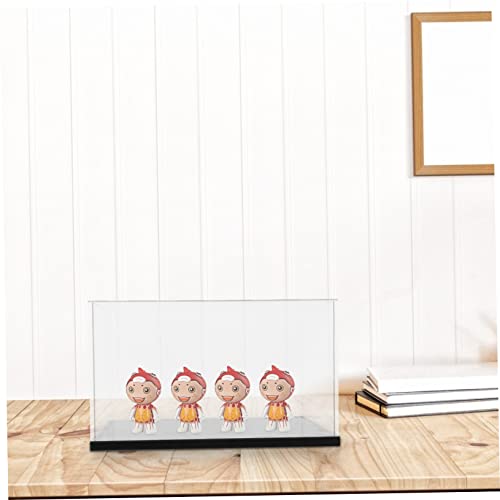 VICASKY Acrylic Boxing Gloves Display Box Stands for Display Storage Case for Figurine Rack