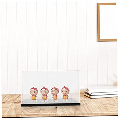 VICASKY Acrylic Boxing Gloves Display Box Stands for Display Storage Case for Figurine Rack