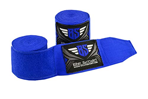 Boxing Hand Wraps 180" Wrist Bandages Fist Inner Gloves MMA,UFC, Muay Thai Pair - color: Blue, size: 2.5 Meter