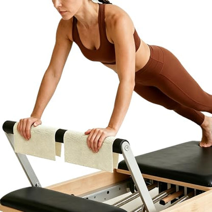 Pilates Non Slip Mat Hand Workout Pads Foldable Grips Gloves | For Yoga, Pull Ups, Gym