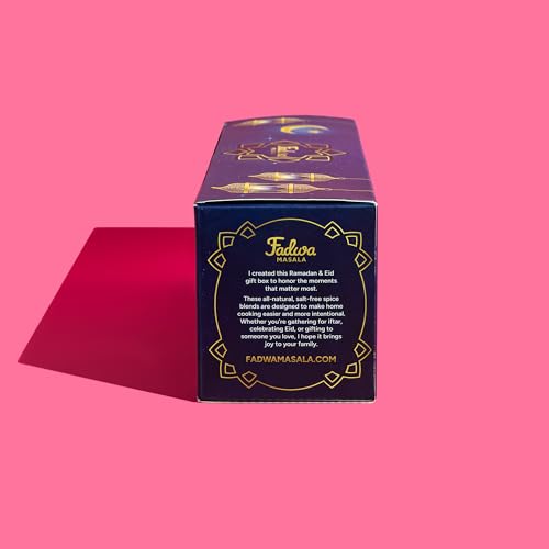 Fadwa Masala 3-Pack Ramadan & Eid Gift Set - Salt & Sugar Free, Authentic Desi Spices for Pakistani & Indian Cooking - No Artificial Ingredients - Gluten Free (Garam Masala, Tandoori, Chaat Masala)