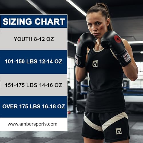 Professional Lace-Up All Leather Boxing Gloves - Top Grain Leather, Lightweight Padding for Speed, Double-End & Heavy Bags - size: 18-Ounce
