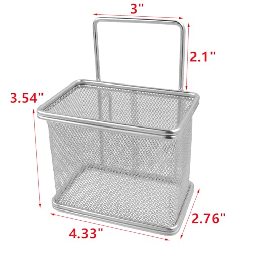 MY MIRONEY 4.33" x 2.76" Fish Breeding Box | Stainless Steel Isolation Box Aquarium Hatchery Incubator for Fry, Shrimp, Clownfish, Aggressive Fish - size: 4.33" x 2.76" x 3.54"