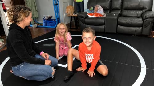 Wrestling Mat - Foam or Inflatable Wrestling Mats for Home, Jiu Jitsu Mats Kids, Thick Training Exercise Mats for BJJ, Gymnastics, Judo, Martial Arts, Boxing, Yoga