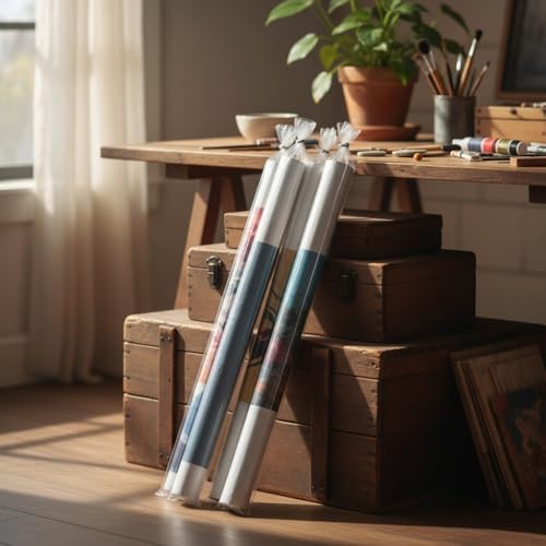 20PCS 4" x 30" Extra Long Clear Plastic Sleeves for Posters and Banners | Heavy Duty, 2 Mil Thick, Flat Open, Long Tube Storage Bags for Packaging Blueprint, Fishing Rods & Large Narrow Items - color: 4" x 30"-20PCS