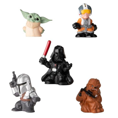 STAR WARS Advent Calendar, 24 Pieces Including Micro Figures & Vehicles, Countdown Calendar, Surprise Toys for Boys & Girls Ages 4+ (Amazon Exclusive)