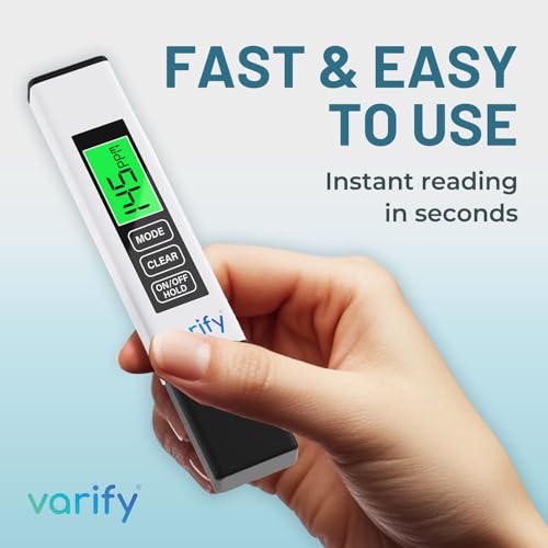 4-in-1 TDS Meter Digital Water Tester for Drinking Water | Accurate 0–9990 PPM EC & Temp Readings | Ideal for RO Systems, Aquariums, Pools – Built for Professionals, Easy for Anyone (2-Pack) - size: 2 Pack