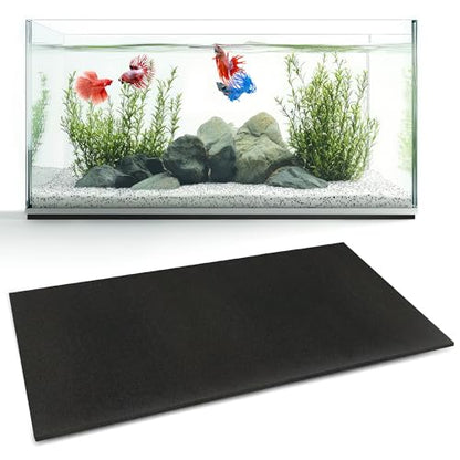 UNIFAMILY Aquarium Leveling Mat 20 Gallon, 25 X13 in Fish Tank Mat for Shock Absorbing, Waterproof Compressible Neoprene Mat, Heavy Weight Support Fish Tank Cushions Nonslip Aquarium Bottom Pad - size: 20 Gallon - 25 X13 IN