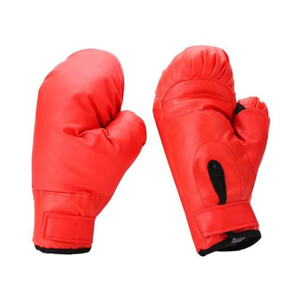 2 Pair Boxing Gloves Punching Bag Gloves Hands Protection Comfortable Punch Mitts Sparring Gloves PU Leather for Grappling - size: Kids