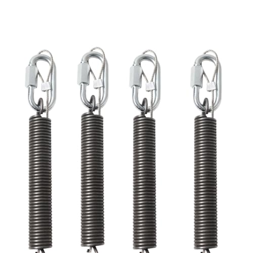 200LBS-MB Heavy Bag Hanger Noise Vibration Dampening Ceiling Mount | Premium 4mm Steel Bracket with Built In Vibration Dampening Spring, Engineered to Support 12 to 16 Inch Joist Structures