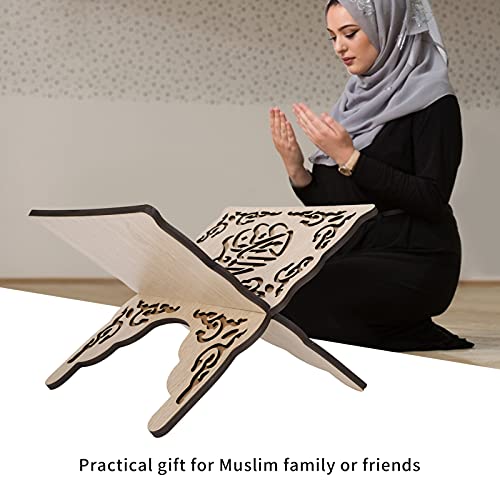 Quran Folding Stand, Quran Holders Muslim Prayer Book Quran Stand Muslim Stand for Practical Home Decoration