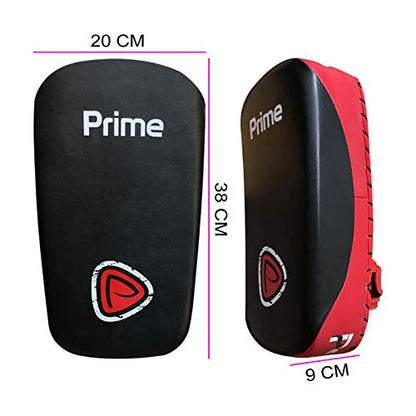 Prime Sports Shop Pro Training Arm Pad Strike Hook & jab pad for Coaching Muay Thai Kick Boxing, MMA, Martial Arts, Karate, Coaching, Punching Sparring Sports (Sold as Single Item) - 1110