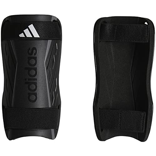 adidas Unisex Adult Tiro Soccer Shin Guards - color: Black/White/Iron Metallic/Training, size: Small