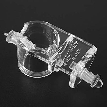 Zerodis Aquarium Acrylic Hose Clamp/Holder Fish Tank Accessories for 22mm Fish Tank Tube Easy Installation Accessory Aquarium Acrylic Hose Clamp/Holder Stable Supplies