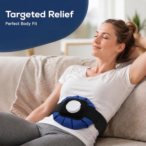 2 PCS Upgrade Ice Pack Injuries Reusable,11in & 9in Ice Bags Hot Water for Injuries, Soothe Pain and Stay Cool, Old School Style and Traditional Ice Packs, Versatile and Easy to Carry - size: 9+11 Inch