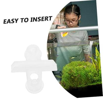 20pcs Fish Tank Suction Cup Clips Durable Aquarium Divider Support Clips with Non Slip Texture Versatile for Securing Dividers and Holding Aquatic Plants