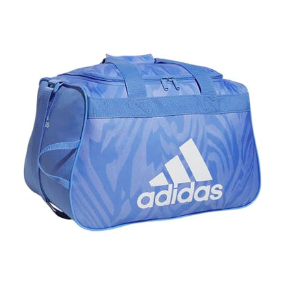 adidas Power Gym Bag – Lightweight Small Duffel, Lightwave Blue Fusion/White/Diablo, OSFA - color: Lightwave Blue Fusion/White/Diablo