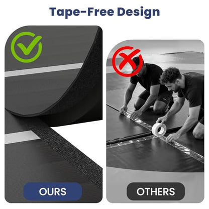 Wrestling Mat - Foam or Inflatable Wrestling Mats for Home, Jiu Jitsu Mats Kids, Thick Training Exercise Mats for BJJ, Gymnastics, Judo, Martial Arts, Boxing, Yoga