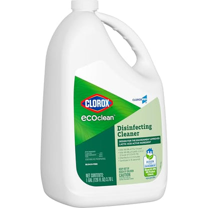 Clorox CloroxPro EcoClean Disinfecting Cleaner Refill, 128 Fluid Ounces - size: 128 Fl Oz (Pack of 1)